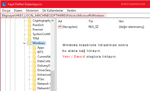 windows kilit ekranı kaldırma