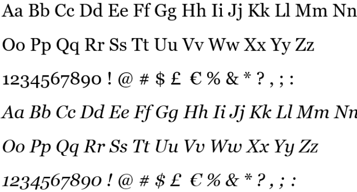 Georgia Font